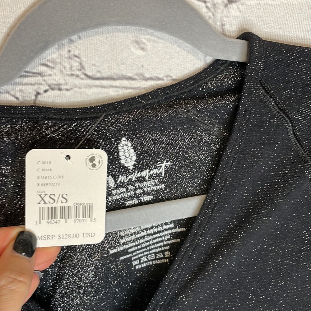 NWT Free People Movement Flash Forward Onesie - Black - Size XS/S - Picture 6 of 13